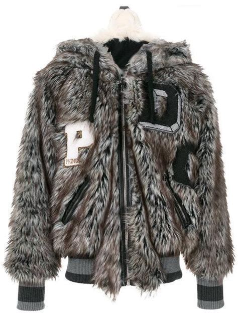 dolce gabbana fur jacket hooded rabbit|Dolce & Gabbana faux fur coat.